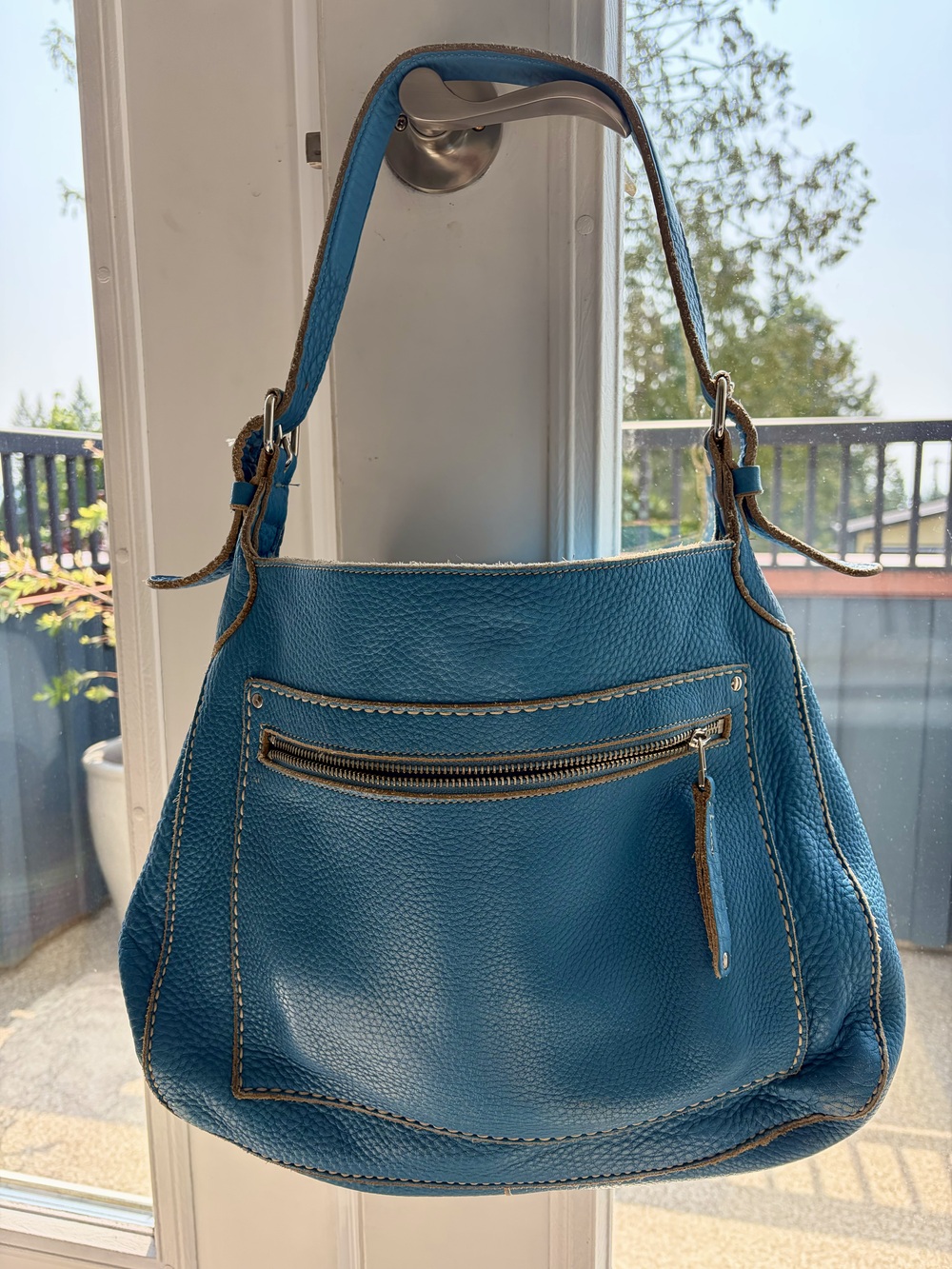 Roots Leather Purse
